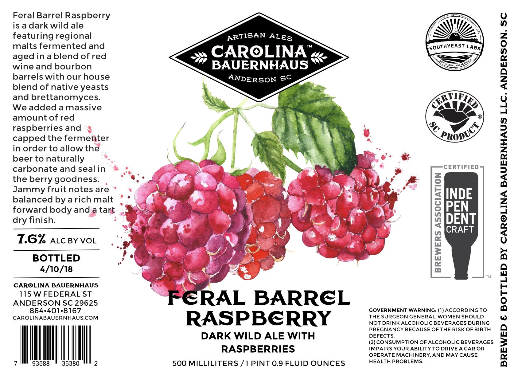 Feral Barrel Raspberry