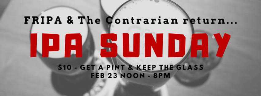 IPA Sunday: The Return Of The Contrarian & FRIPA