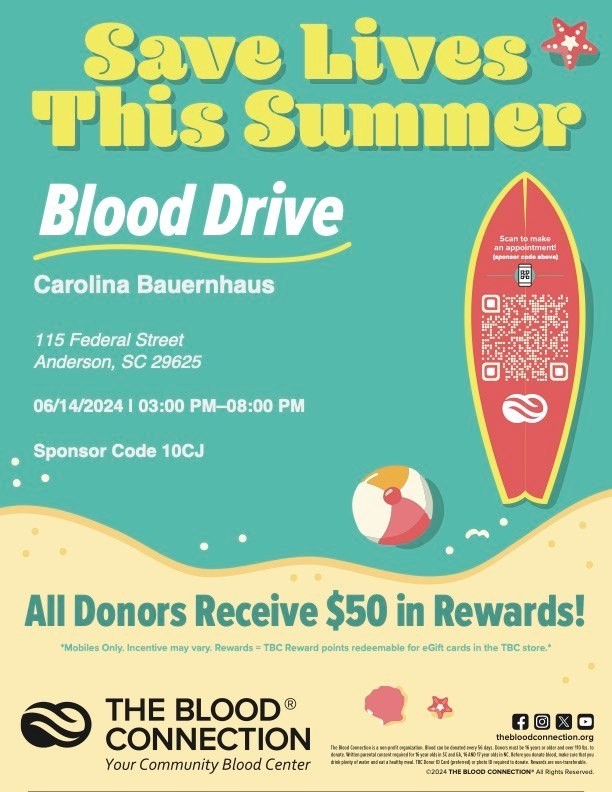 Save Lives this Summer Blood Drive