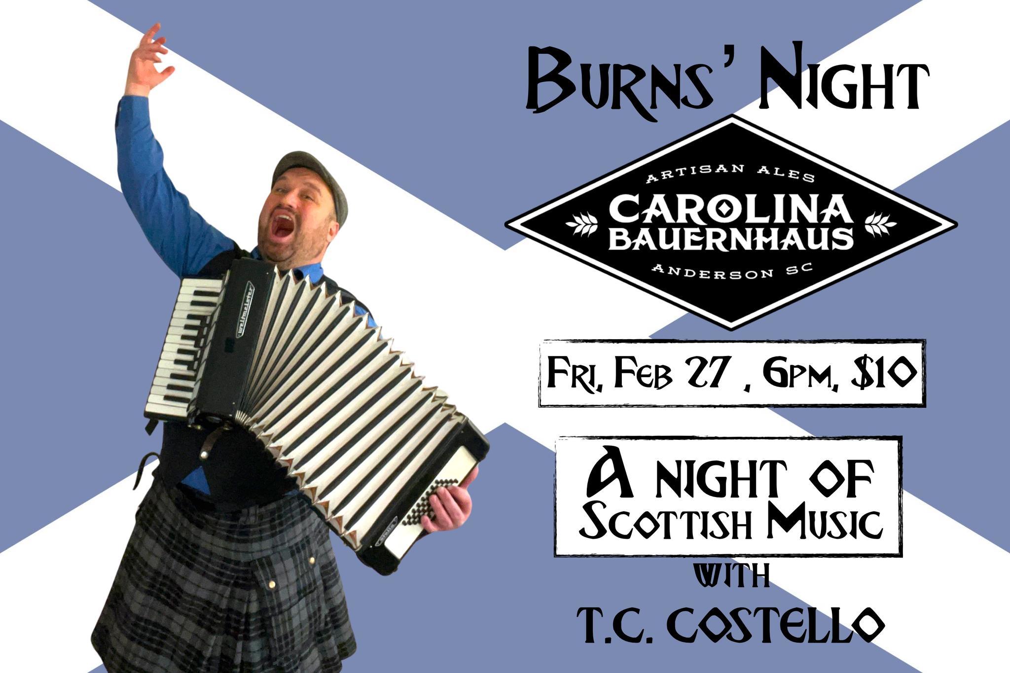 Burns Night with T.C. Costello