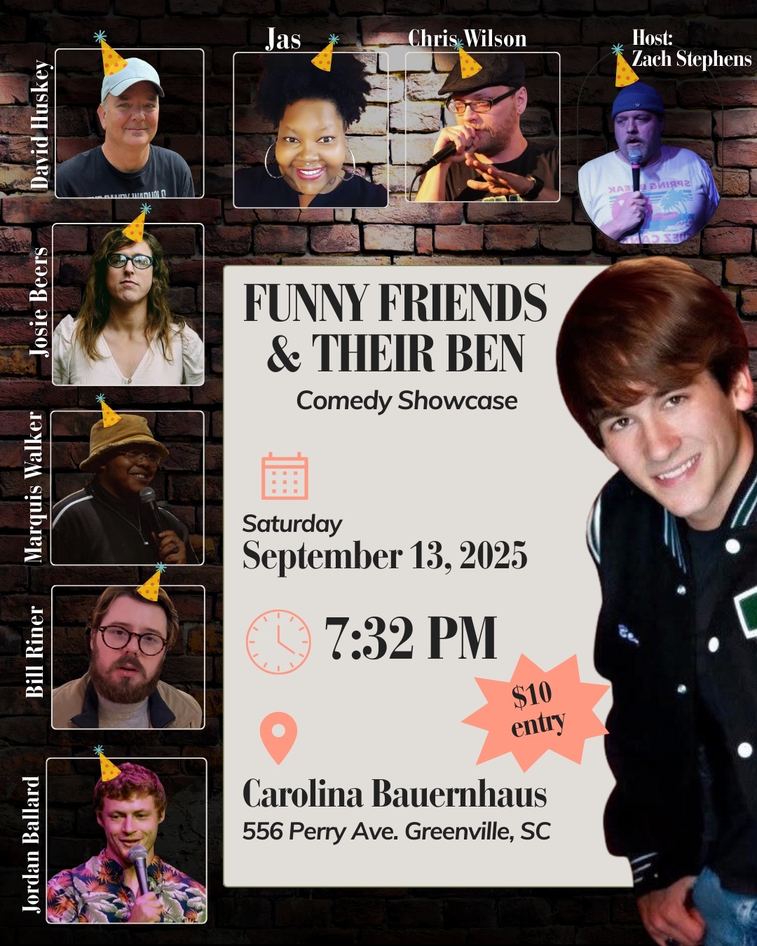 Comedy Night - Funny Friends & Their Ben
