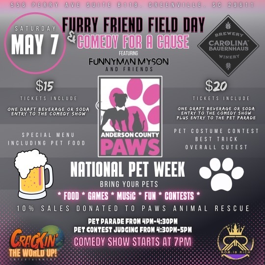 Furry Friend Field Day - PAWS Fundraiser