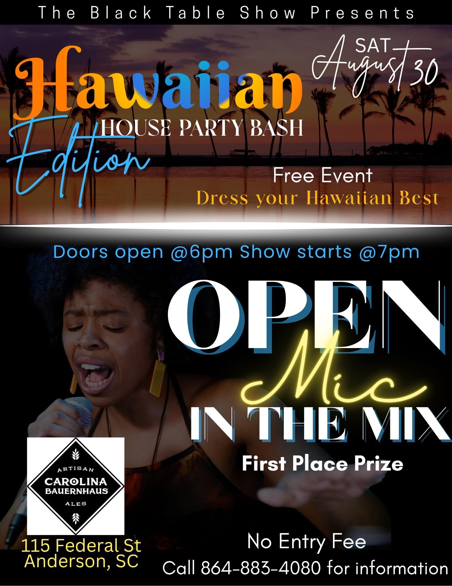 Hawaiian House Party - Open Mic in the Mix