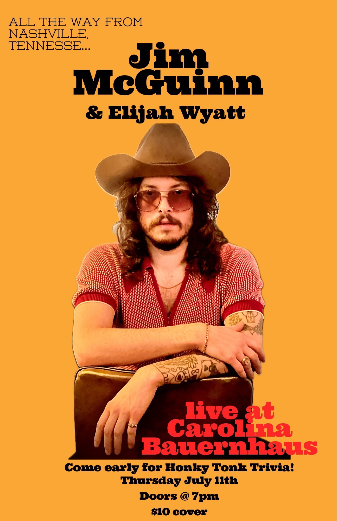 Honky Tonk Night w/ Jim McGuinn & Elijah Wyatt