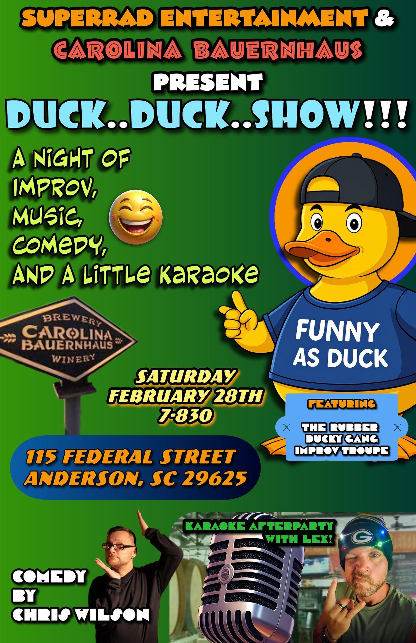 Improv and Music Night with a Karaoke after party