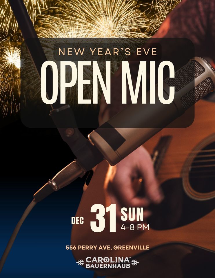 New Year's Eve Open Mic