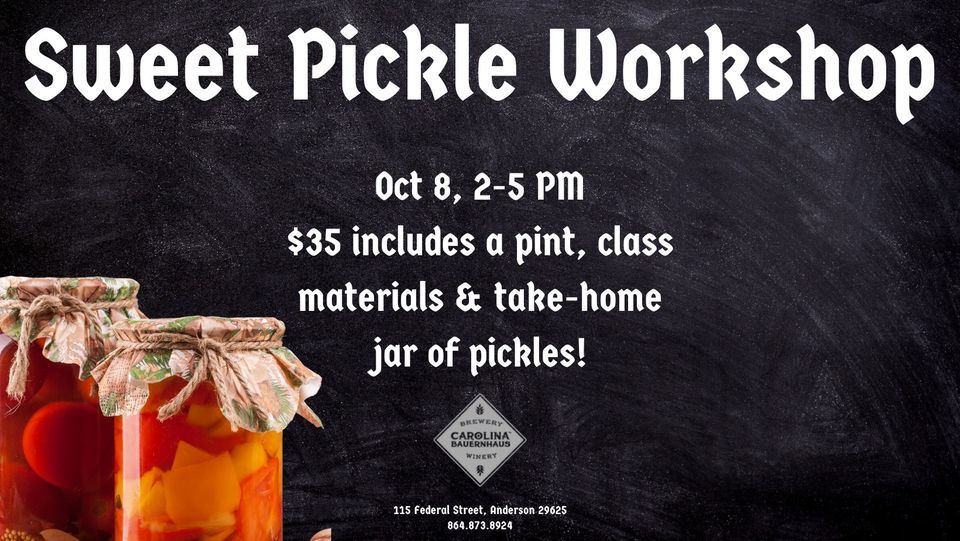 Sweet Pickle Workshop