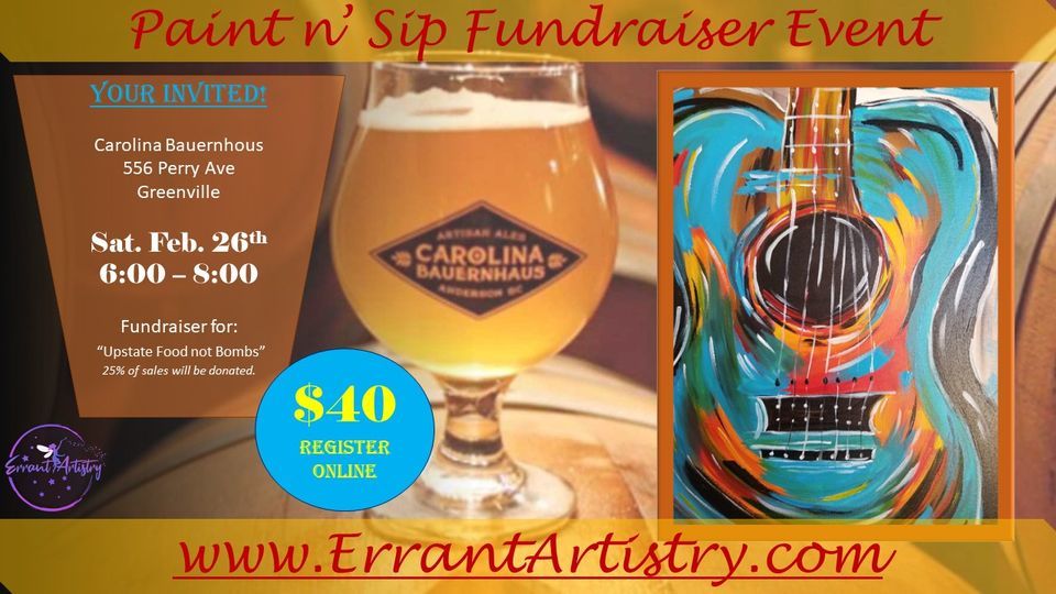 Paint n' Sip Fundraiser