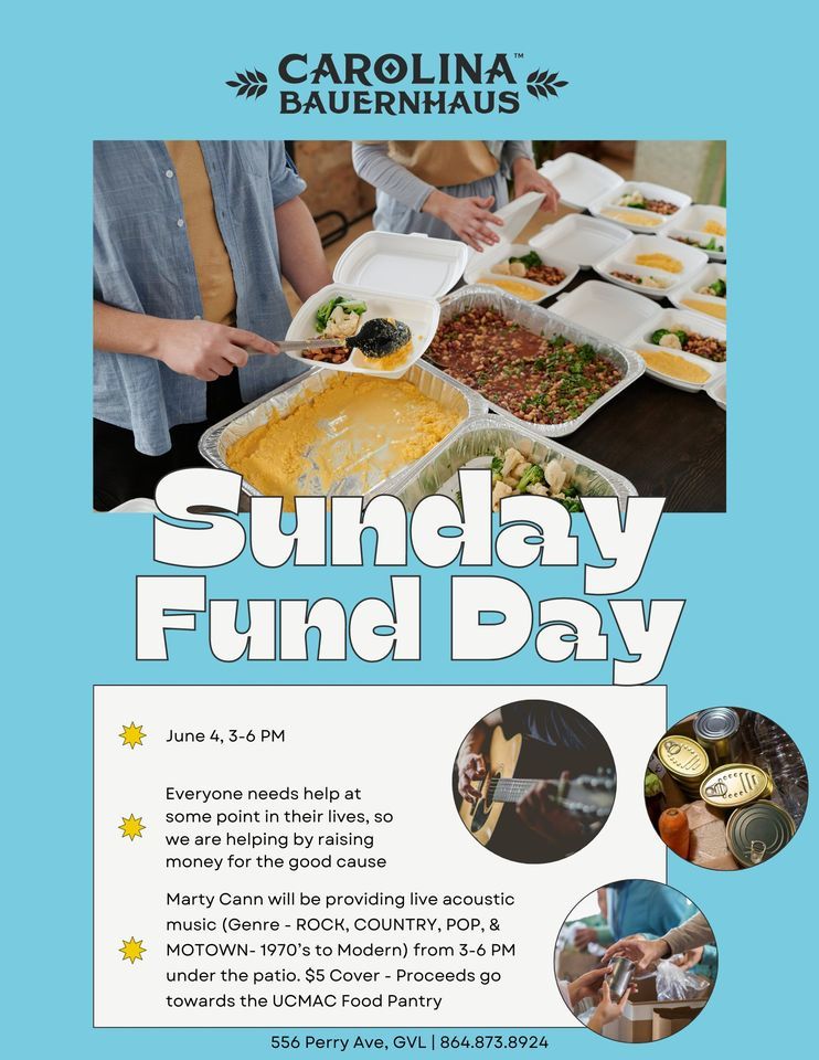 Sunday Fund Day - UCMAC Food Pantry